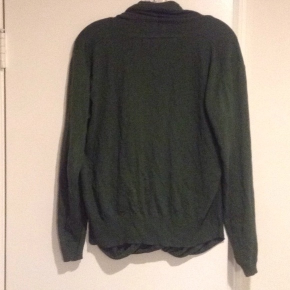 💕MAX STUDIO💕 Green Wrap Front Sweater Top - Picture 5 of 8